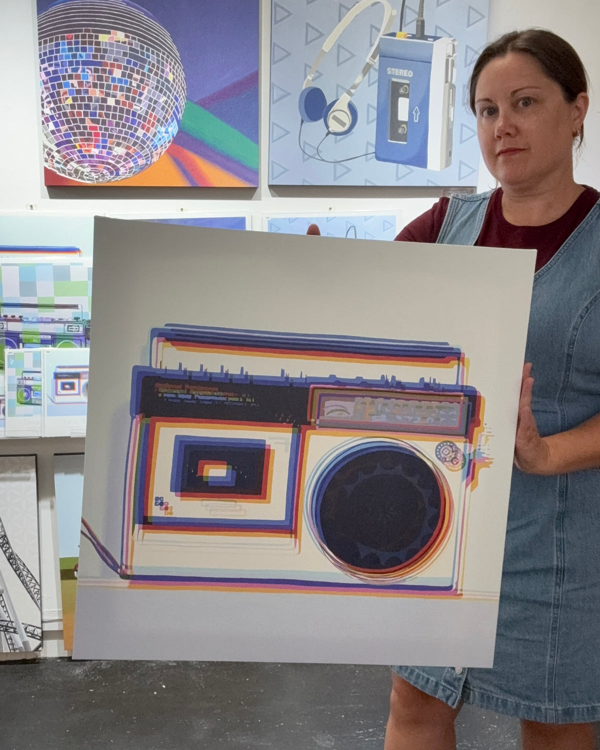 Frequencies Print on Canvas