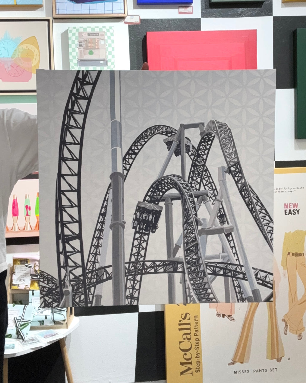 Rollercoaster Hardcover Journal