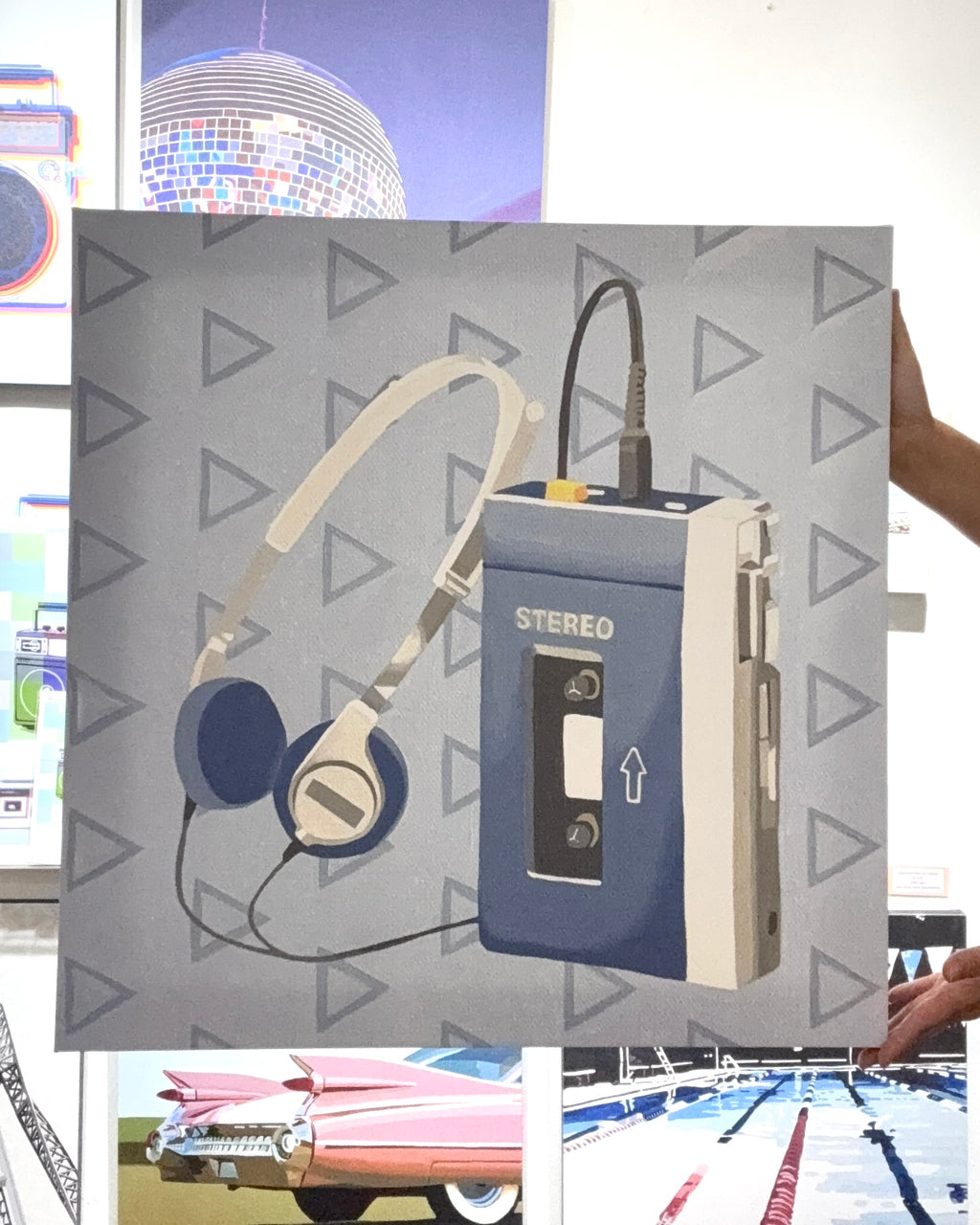 Walkman Print on Paper with Information Block