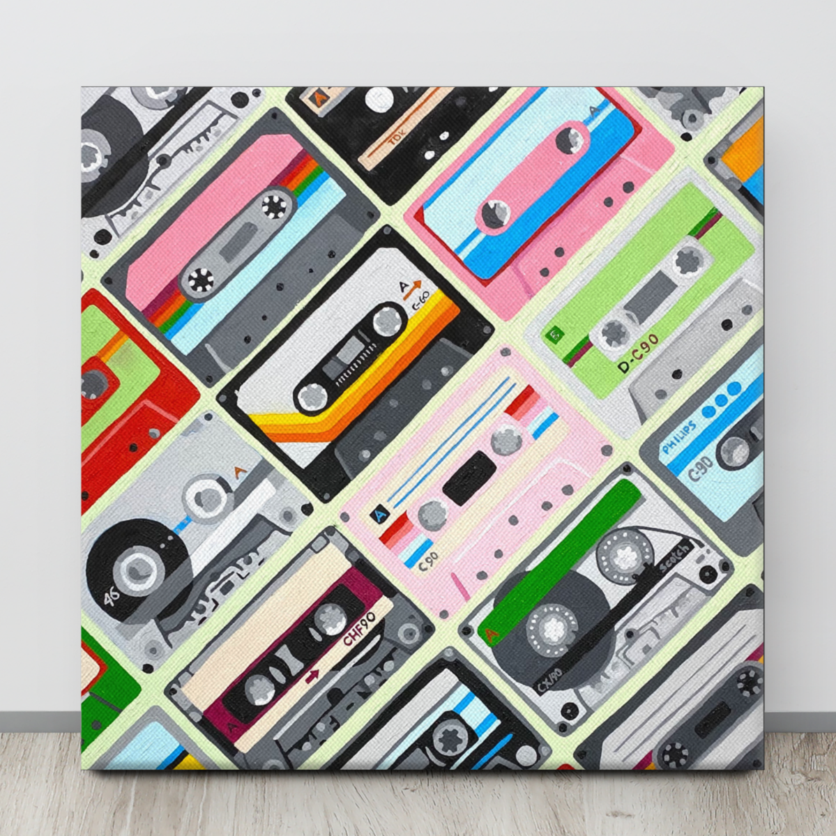 Mixtape Collection Print on Canvas