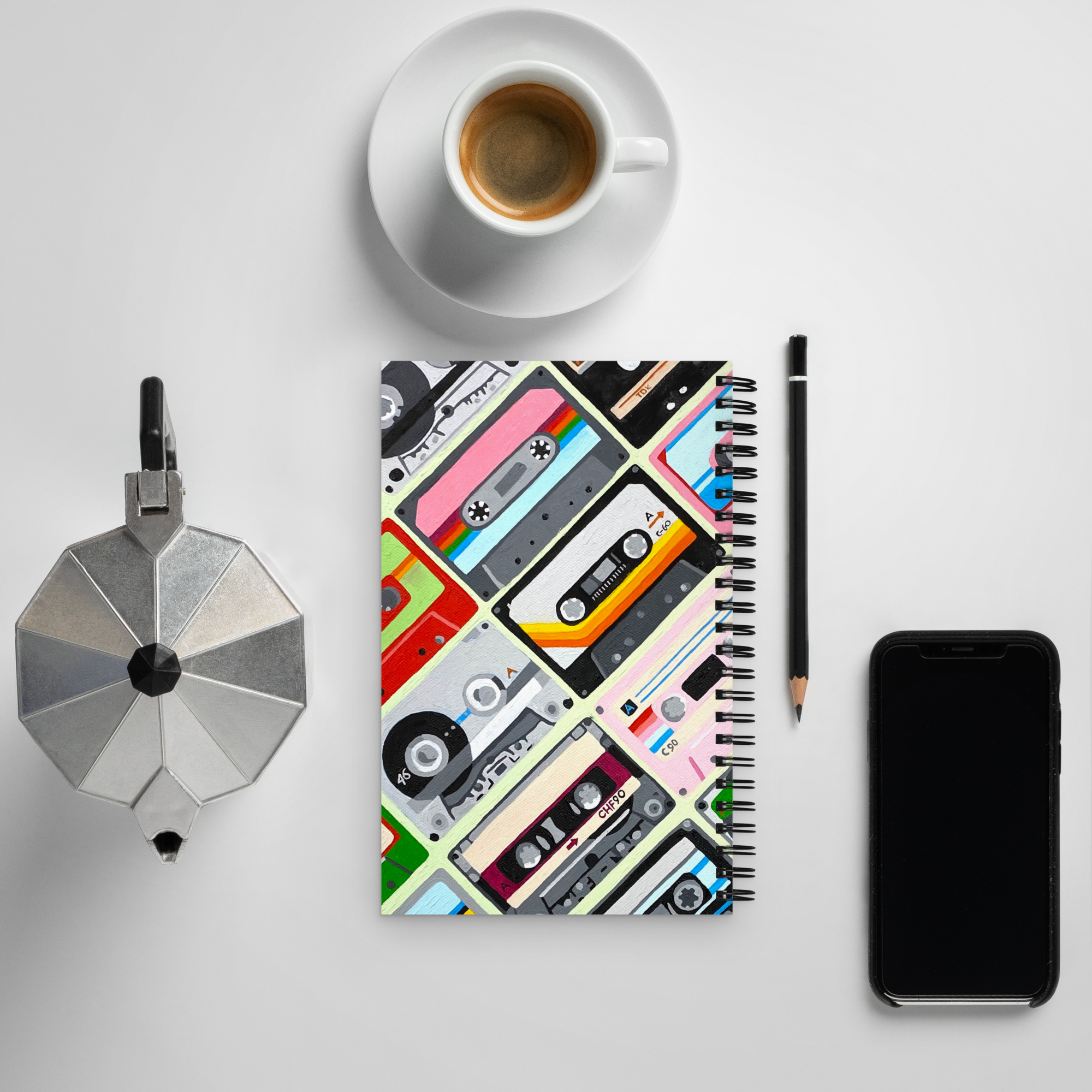 Mixtape Collection Spiral notebook