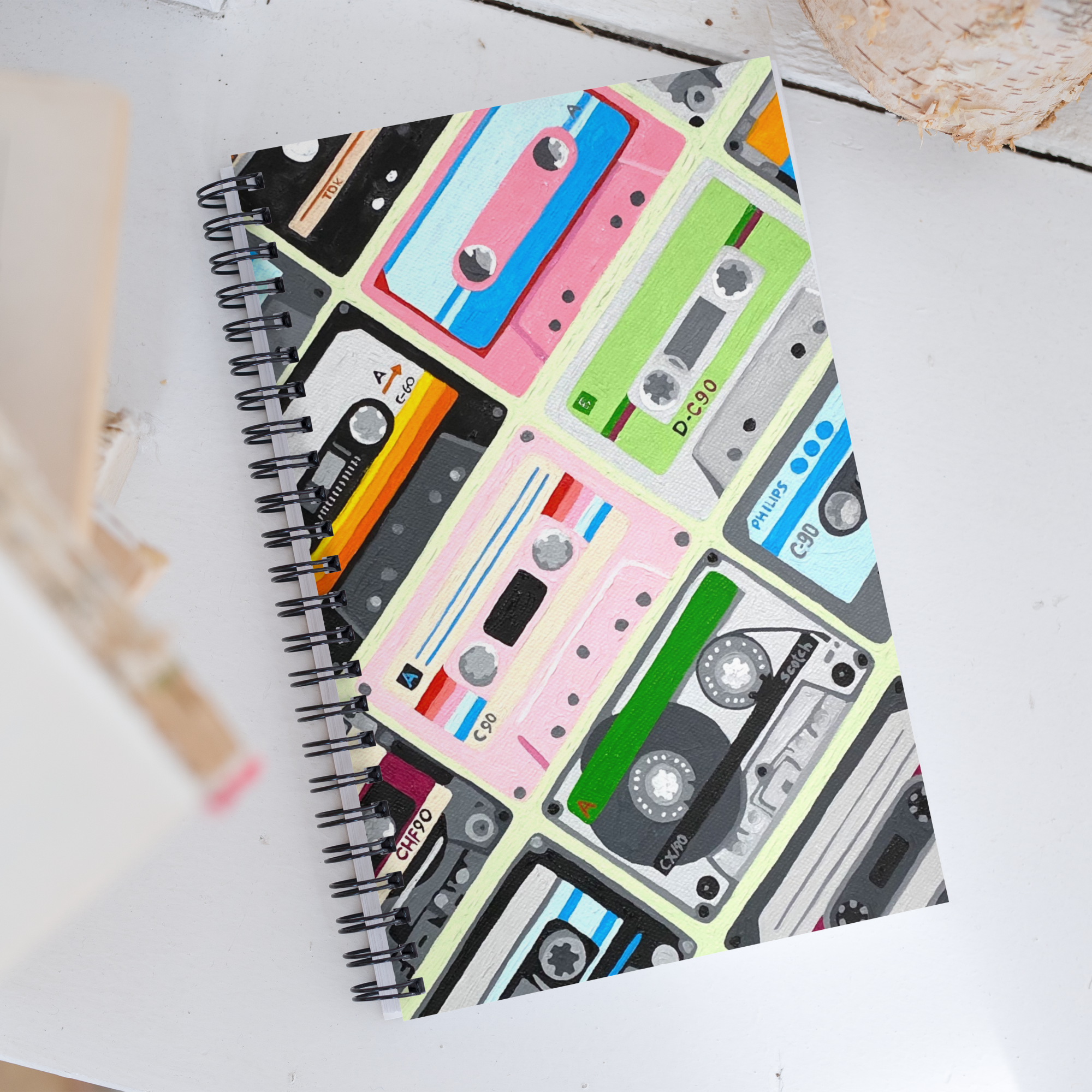Mixtape Collection Spiral notebook