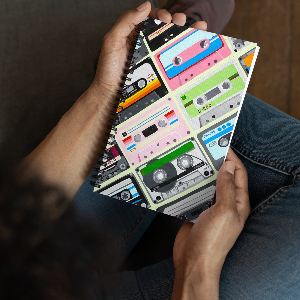 Mixtape Collection Spiral notebook