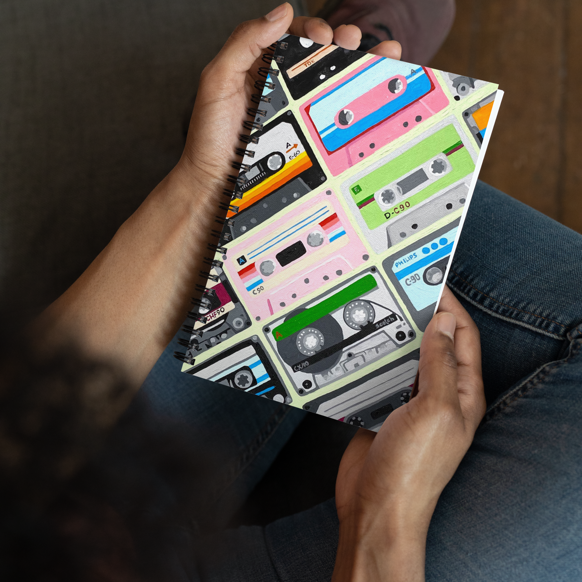 Mixtape Collection Spiral notebook