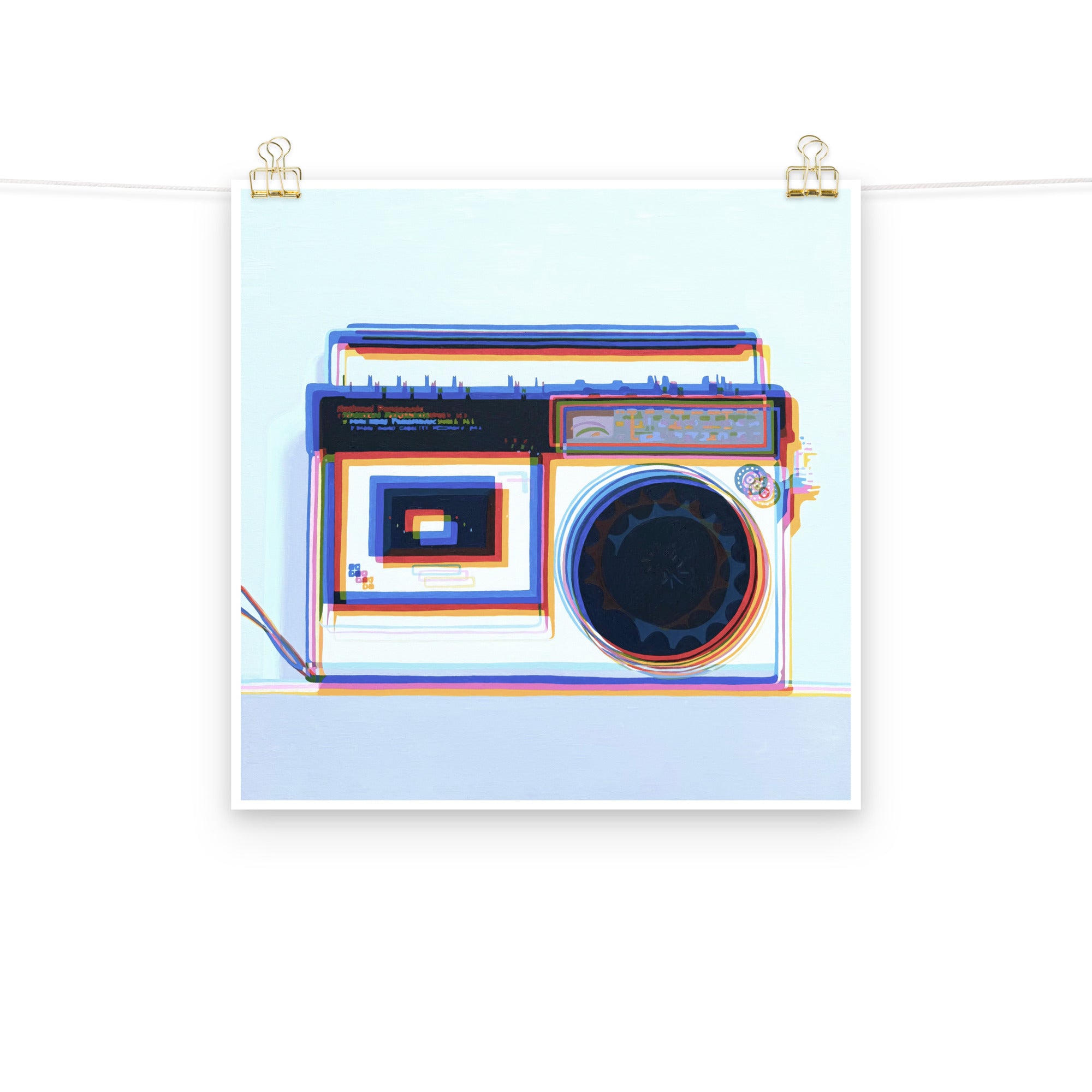 Frequencies Print on Paper