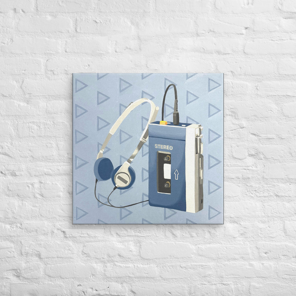 Walkman Print on Canvas
