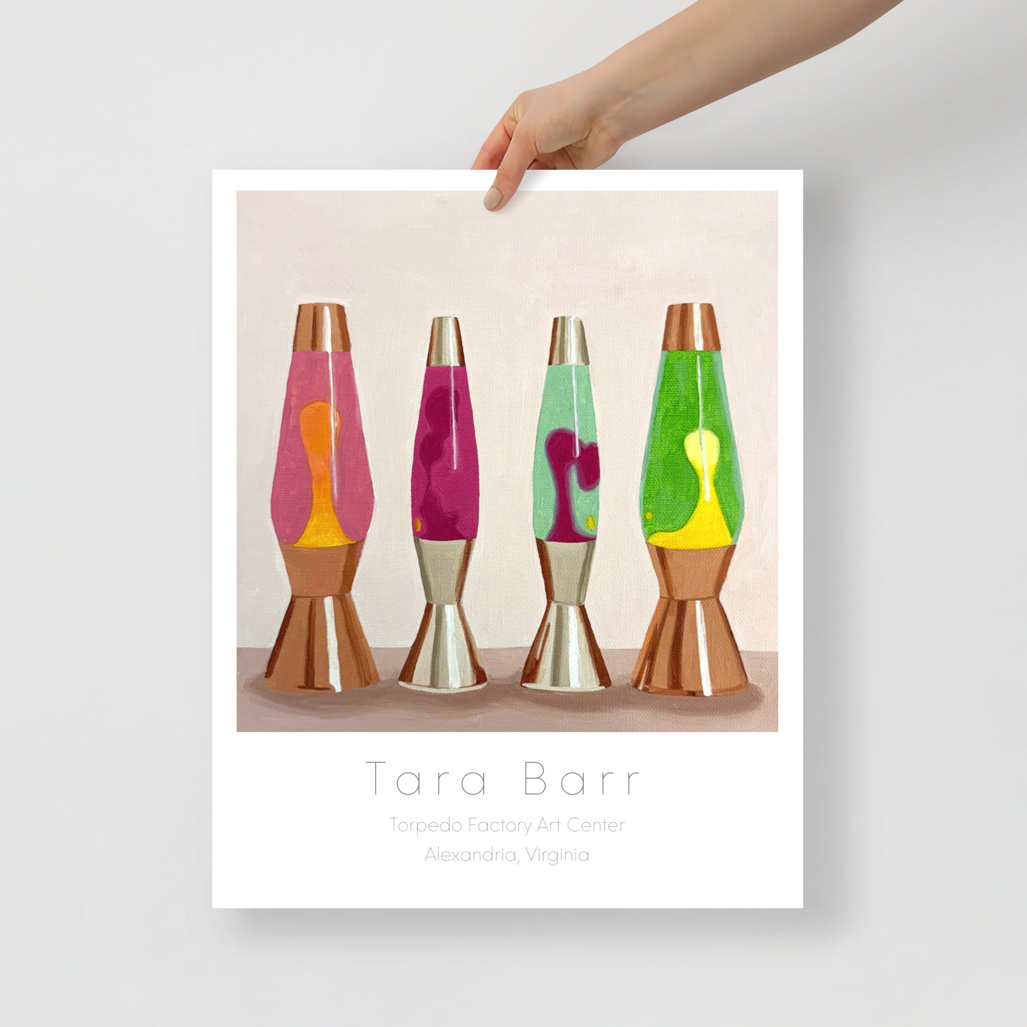 Lava Lamps Print on Paper