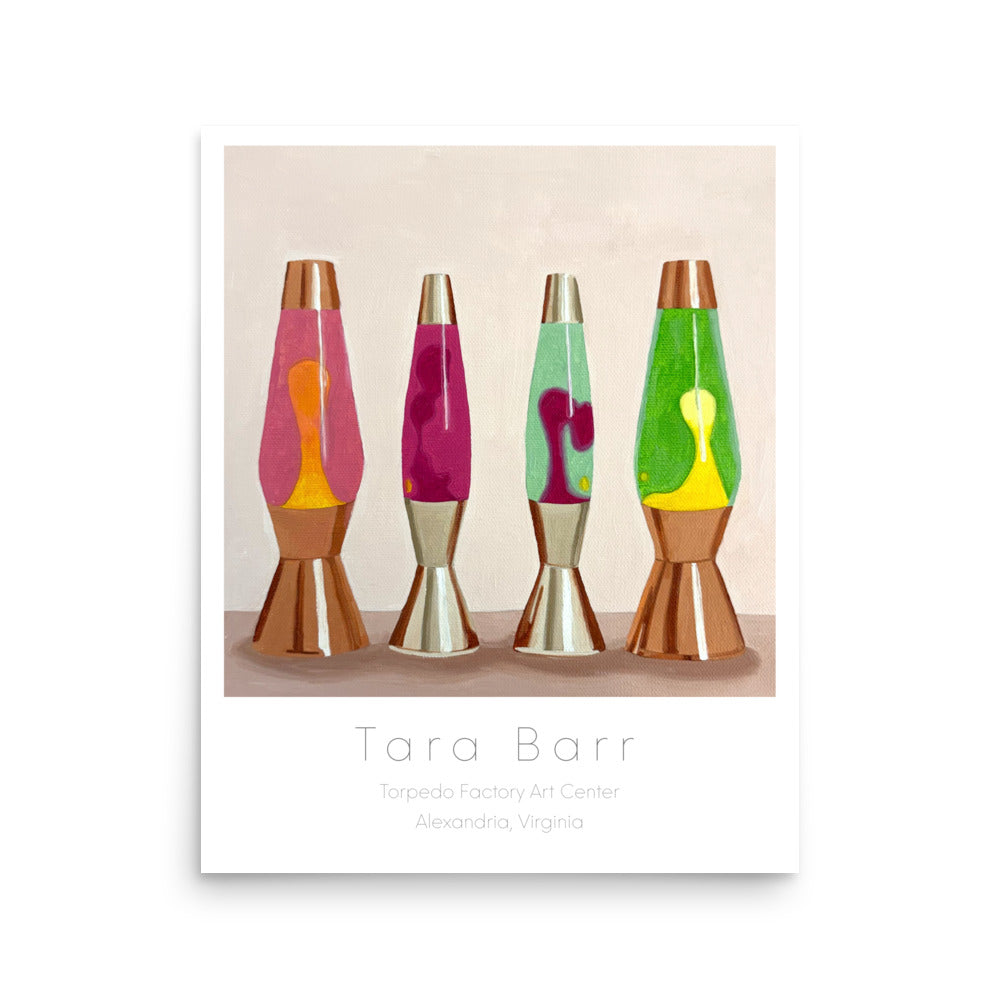 Lava Lamps Print on Paper