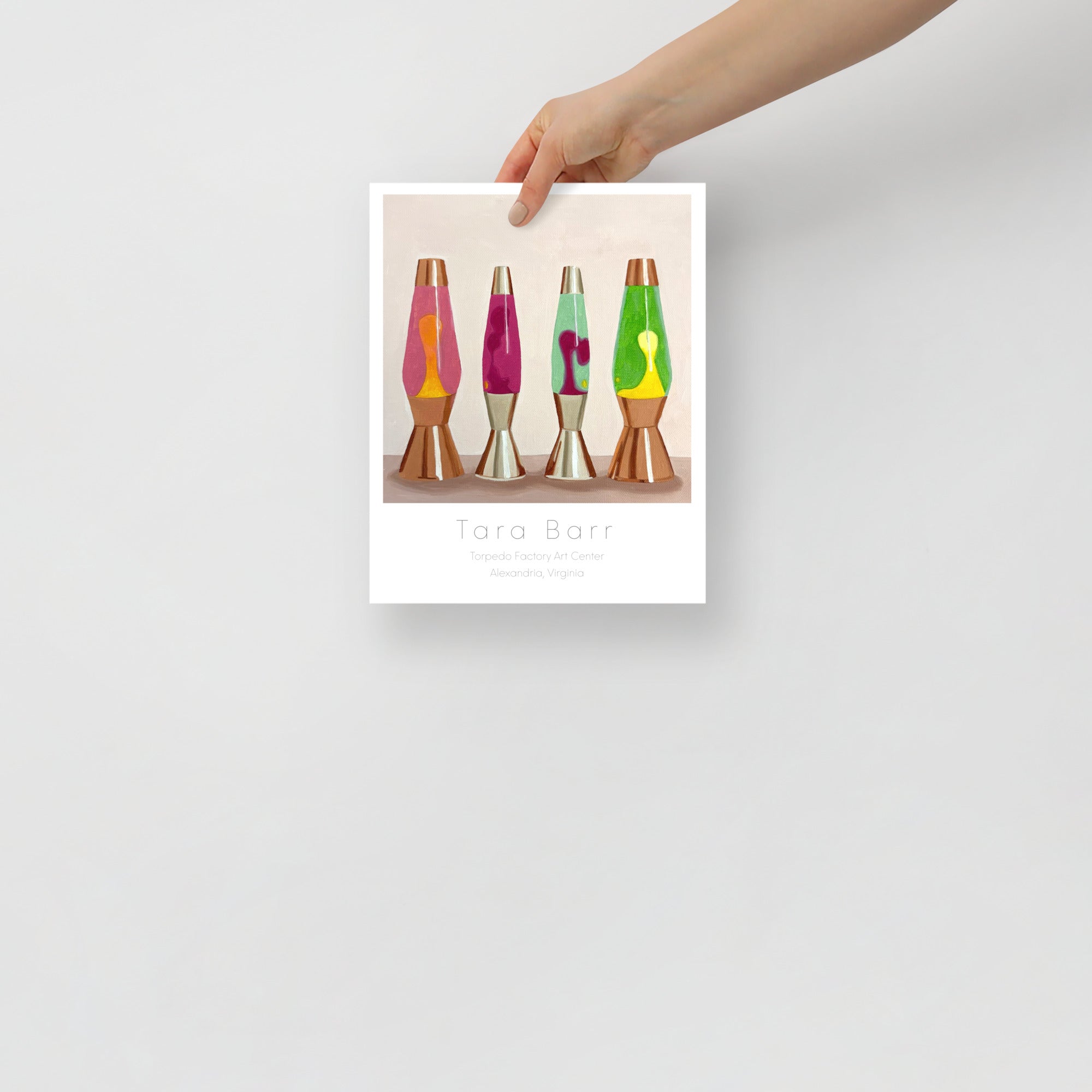Lava Lamps Print on Paper