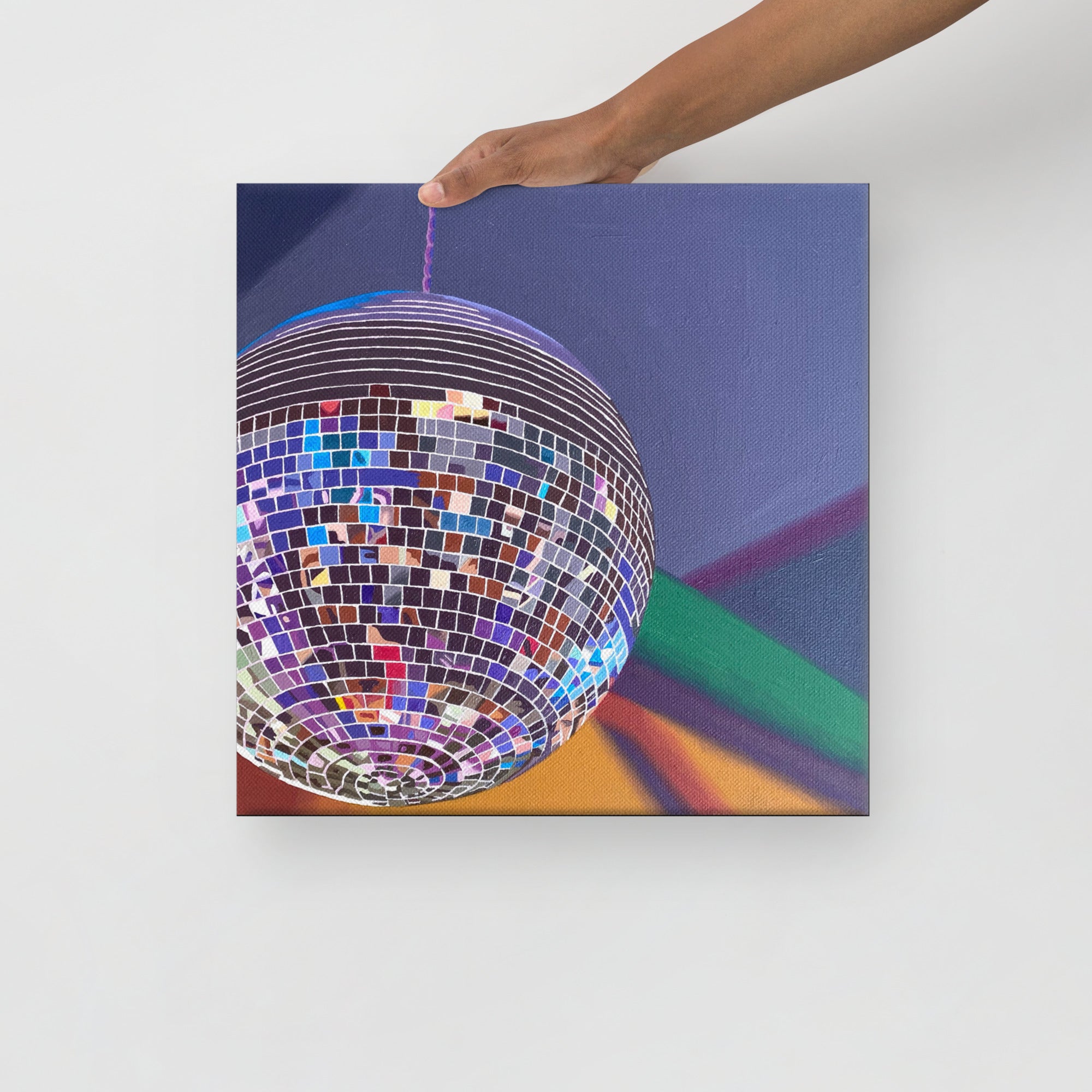 Disco Print on Canvas