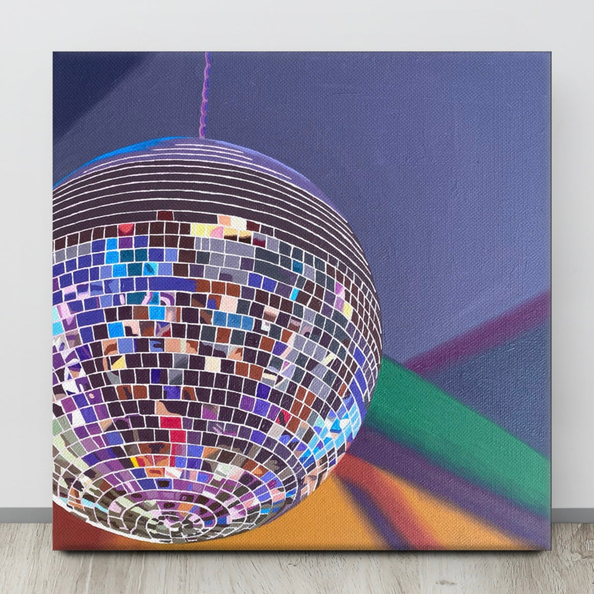 Disco Print on Canvas