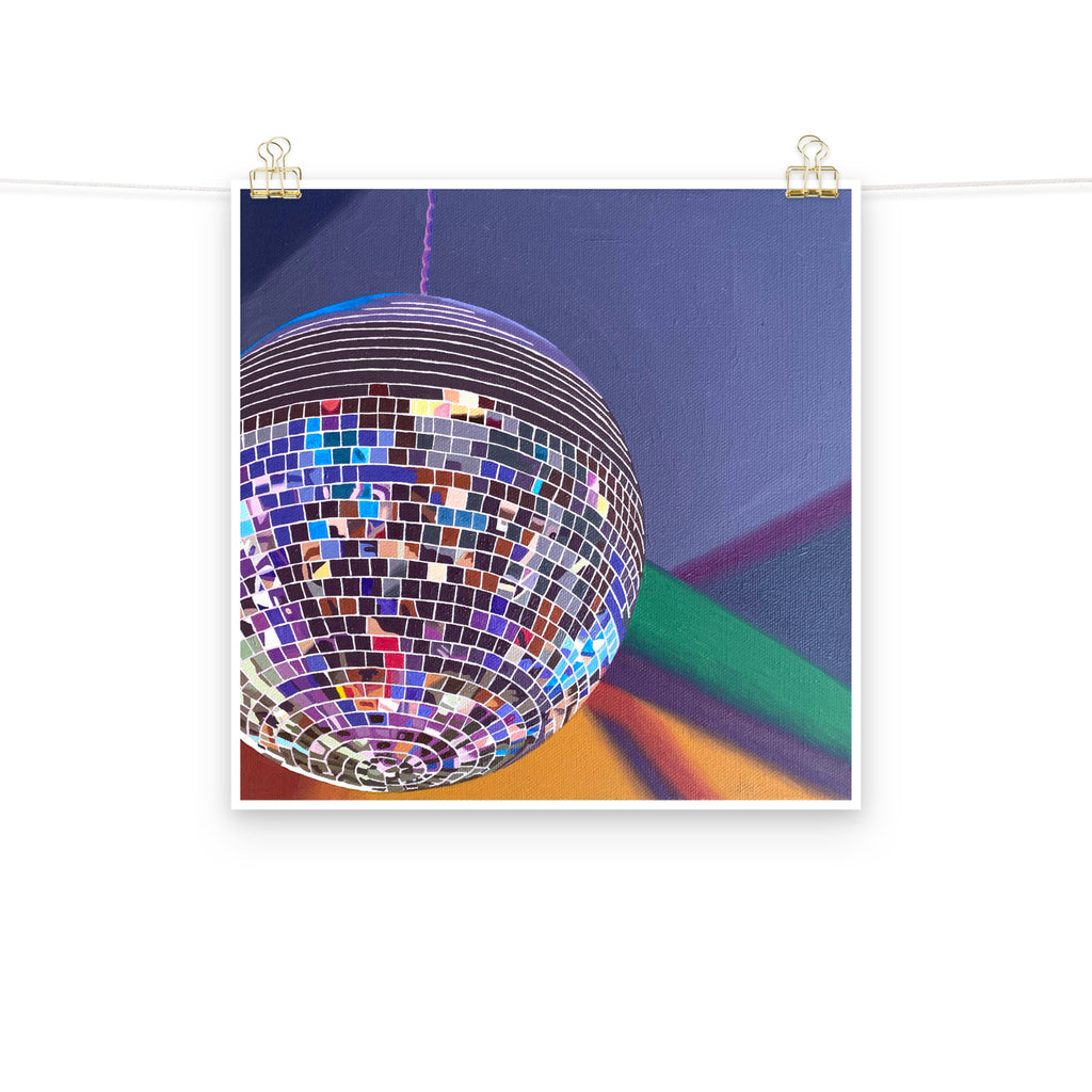 Disco Print on Paper
