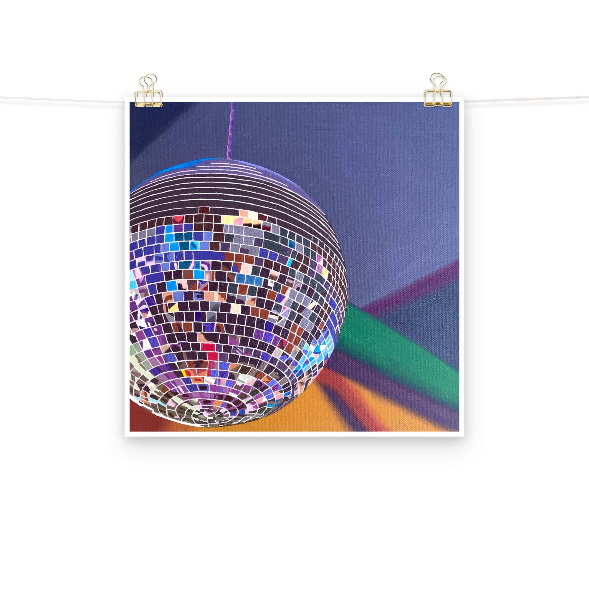 Disco Print on Paper