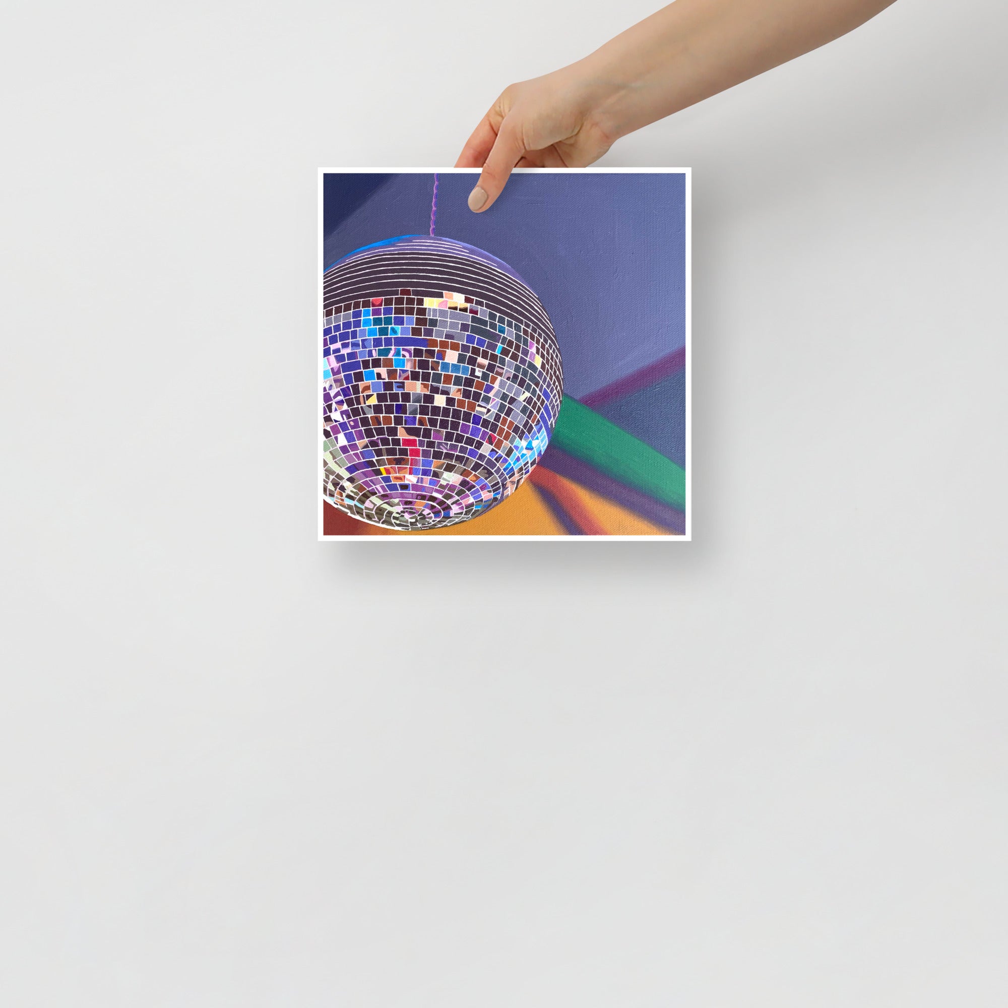 Disco Print on Paper