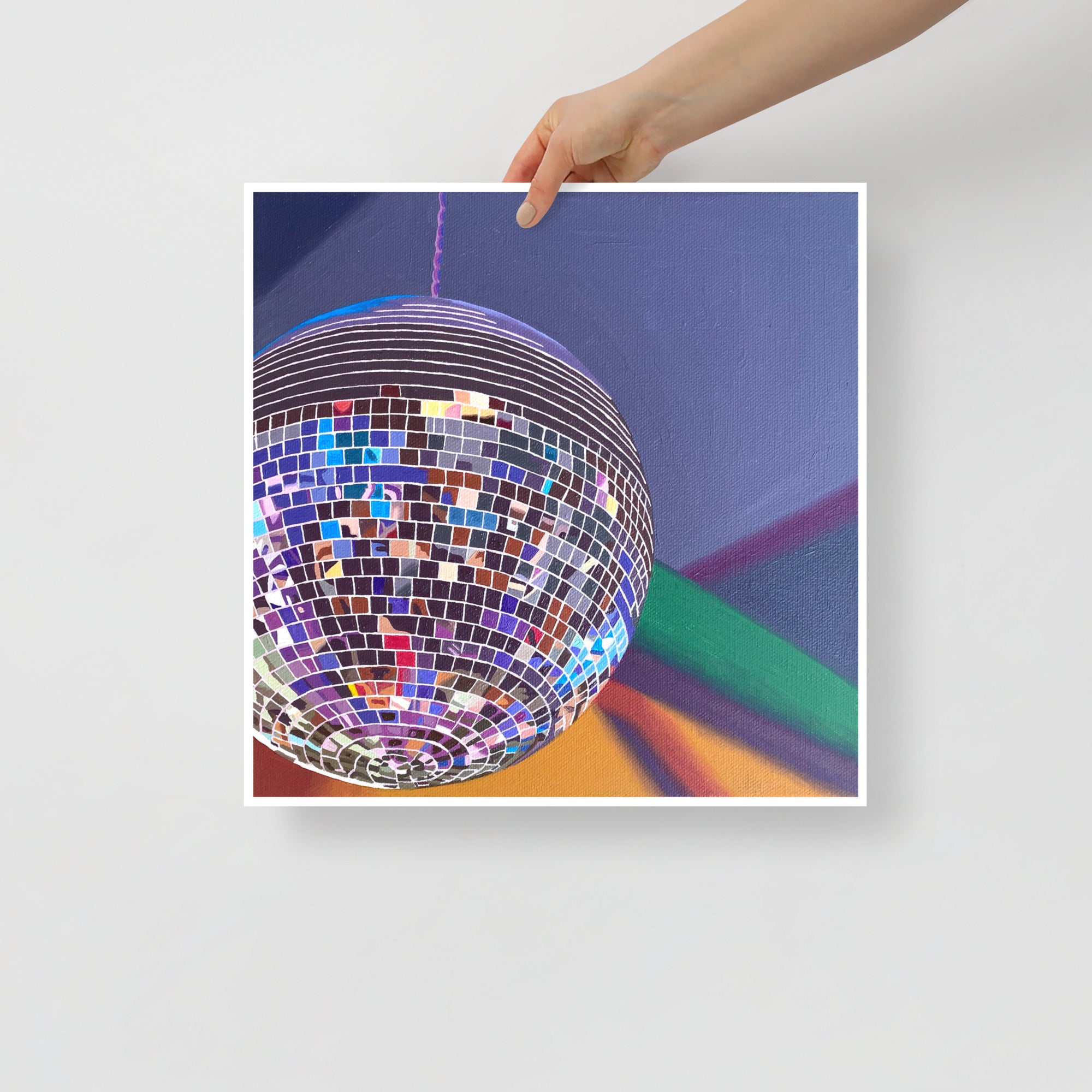 Disco Print on Paper
