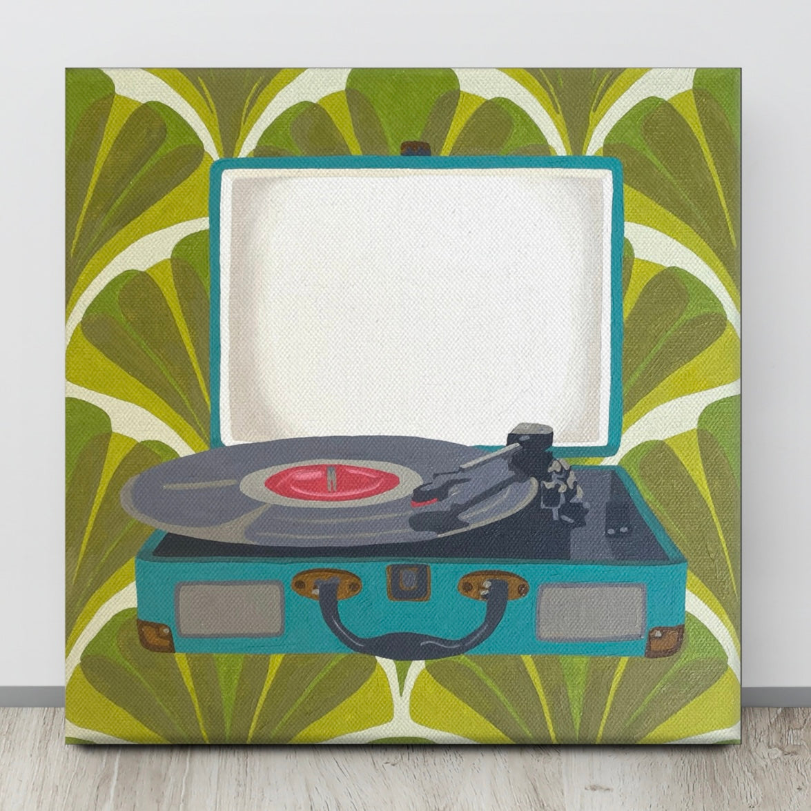 Record Player Print on Canvas