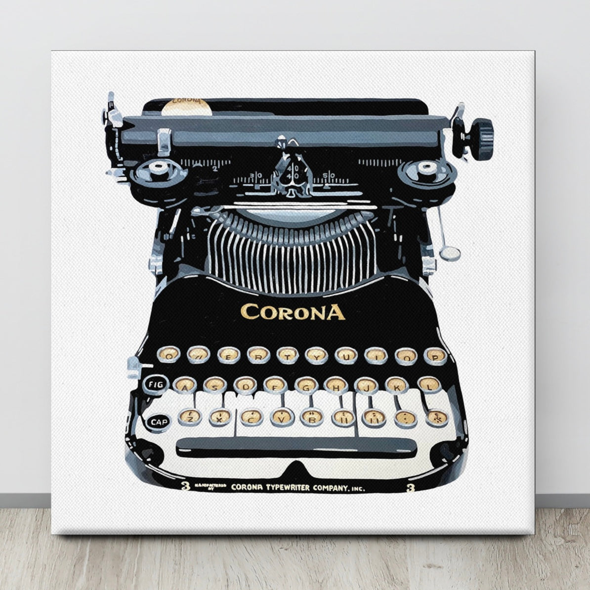 Corona Print on Canvas