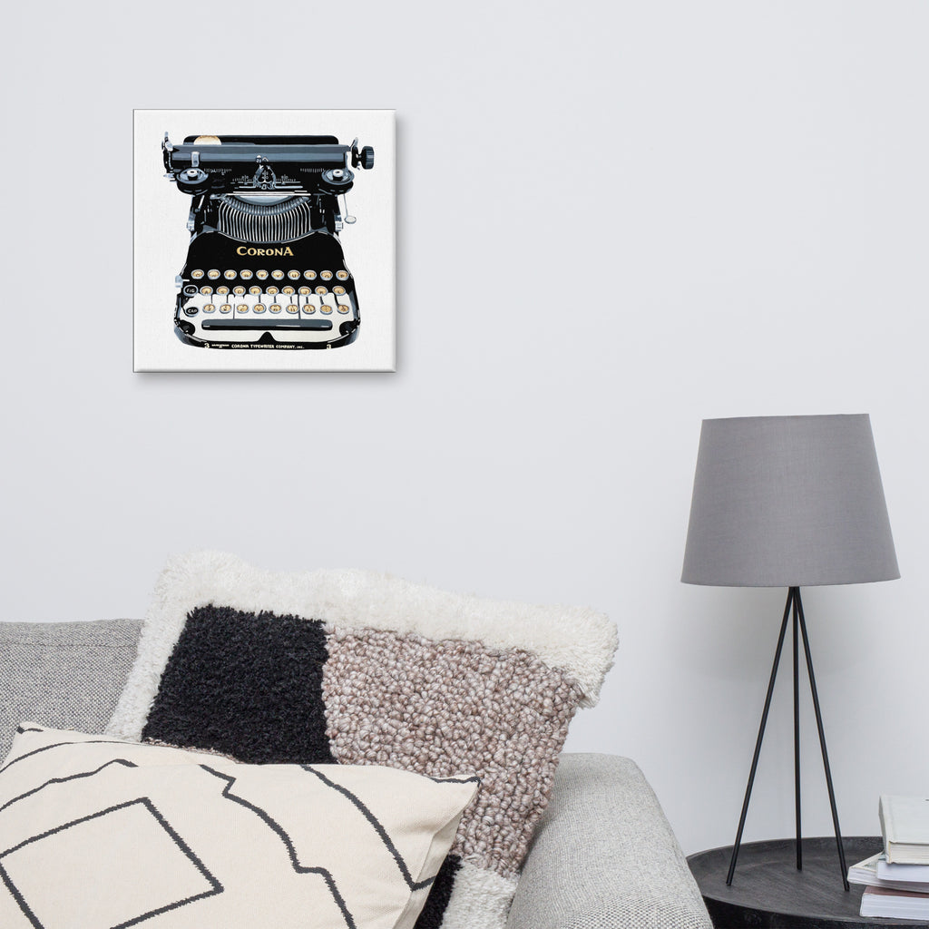 Corona Print on Canvas