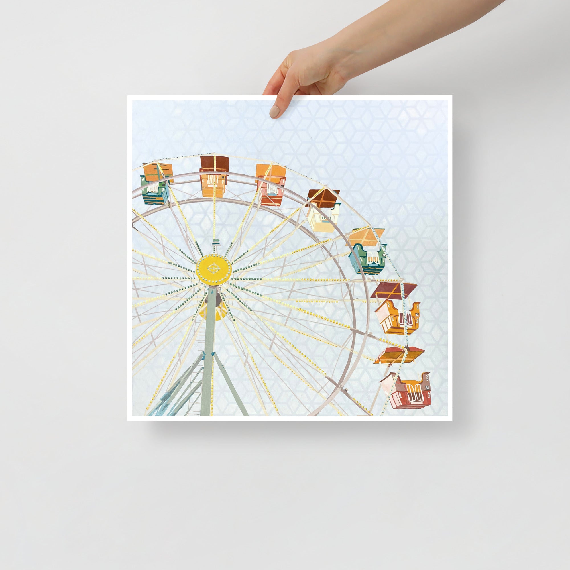 Ferris Wheel Print on Paper