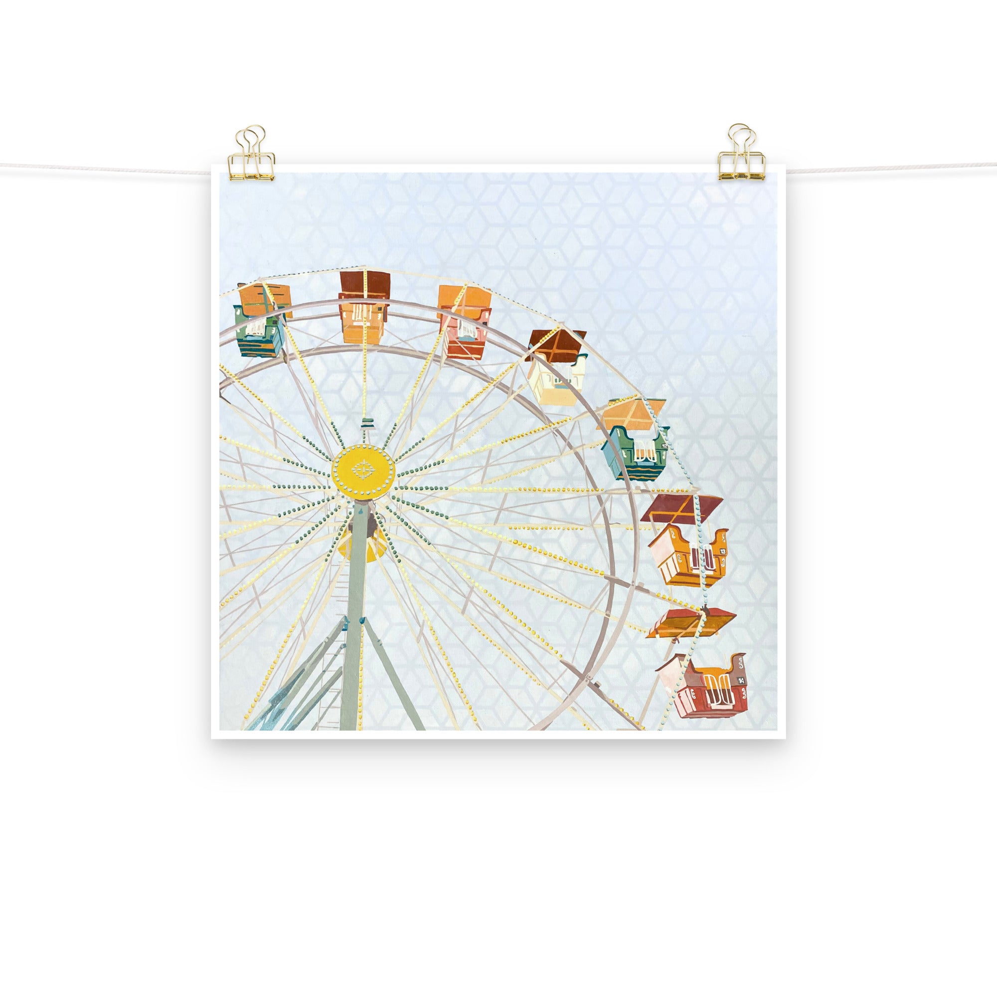 Ferris Wheel Print on Paper