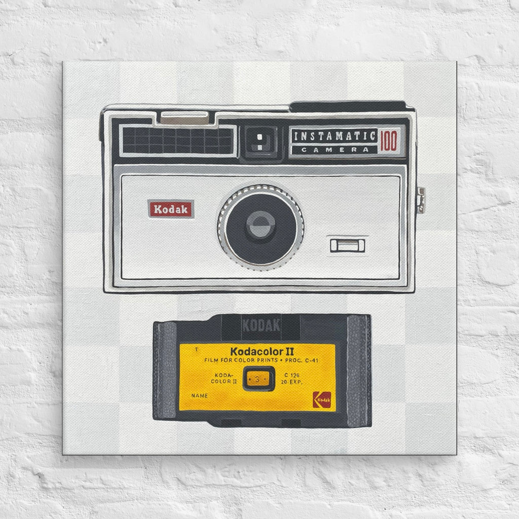 Instamatic Print on Canvas