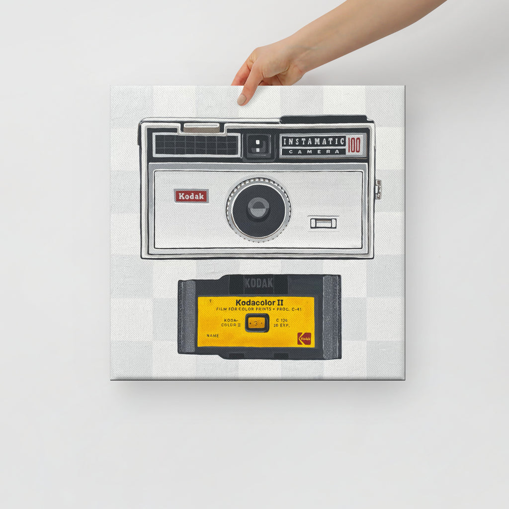 Instamatic Print on Canvas