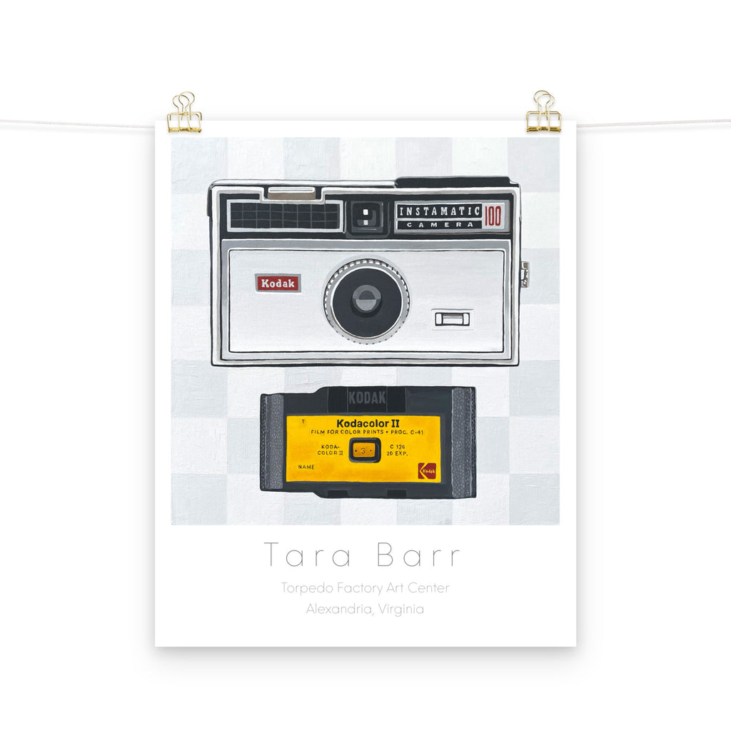 Instamatic Print on Paper with Information Block
