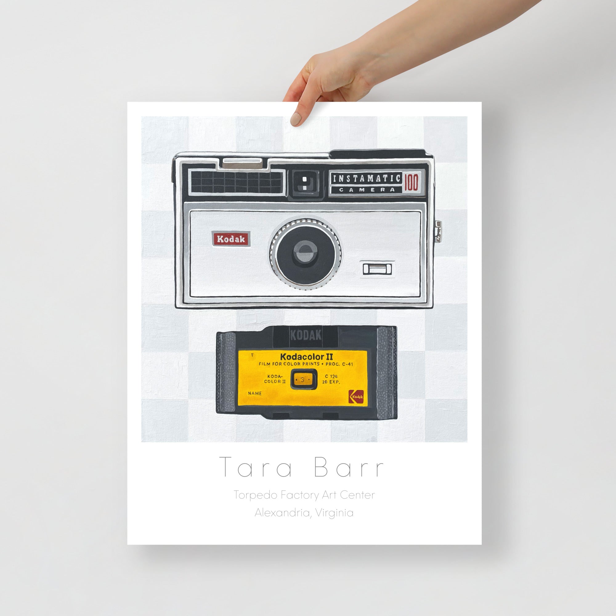 Instamatic Print on Paper with Information Block