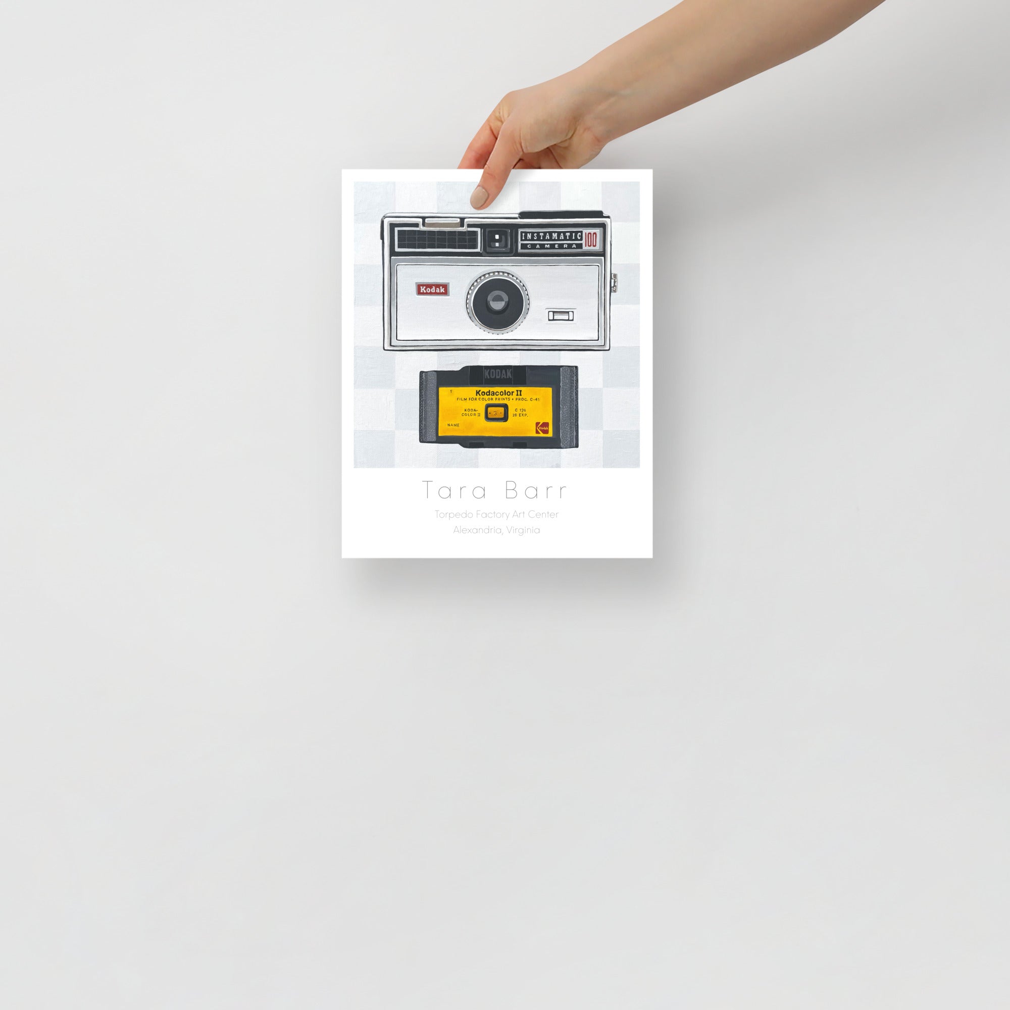 Instamatic Print on Paper with Information Block