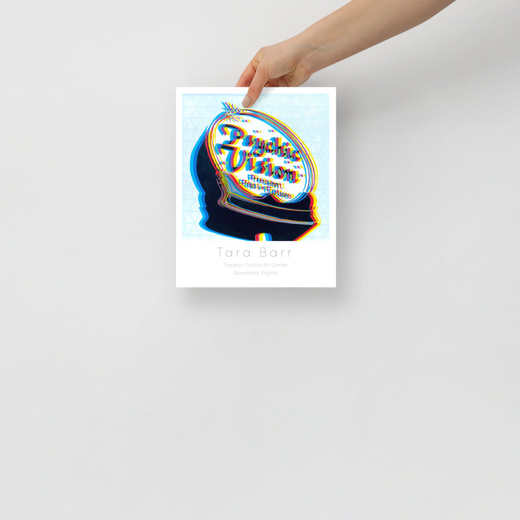 Psychic Vision Print on Paper with Information Block