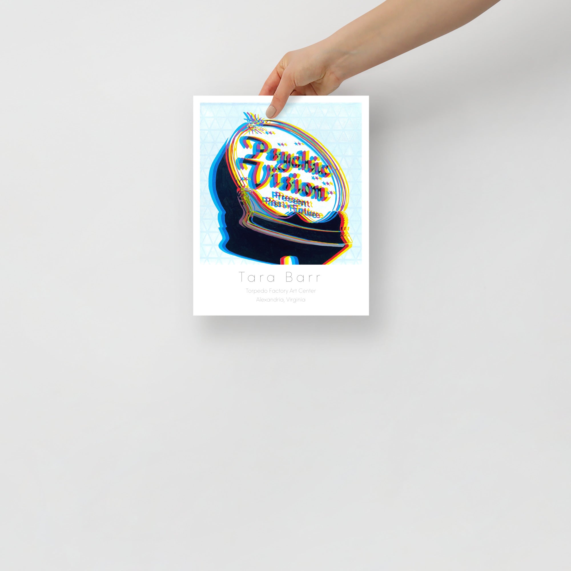 Psychic Vision Print on Paper with Information Block