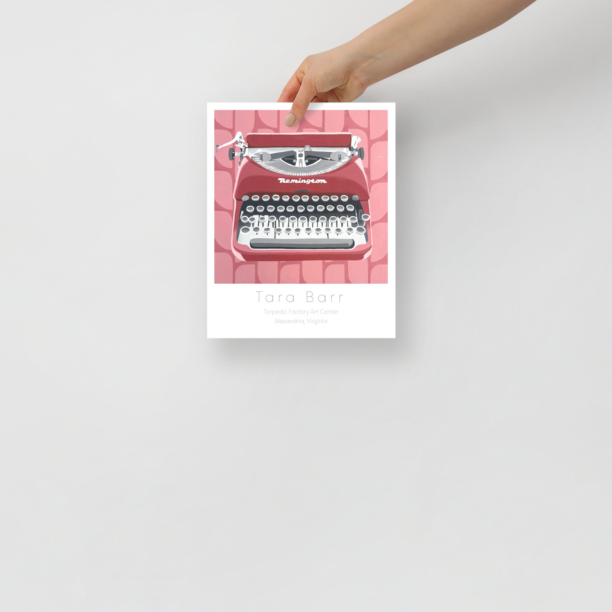 Remington Print on Paper with Information Block