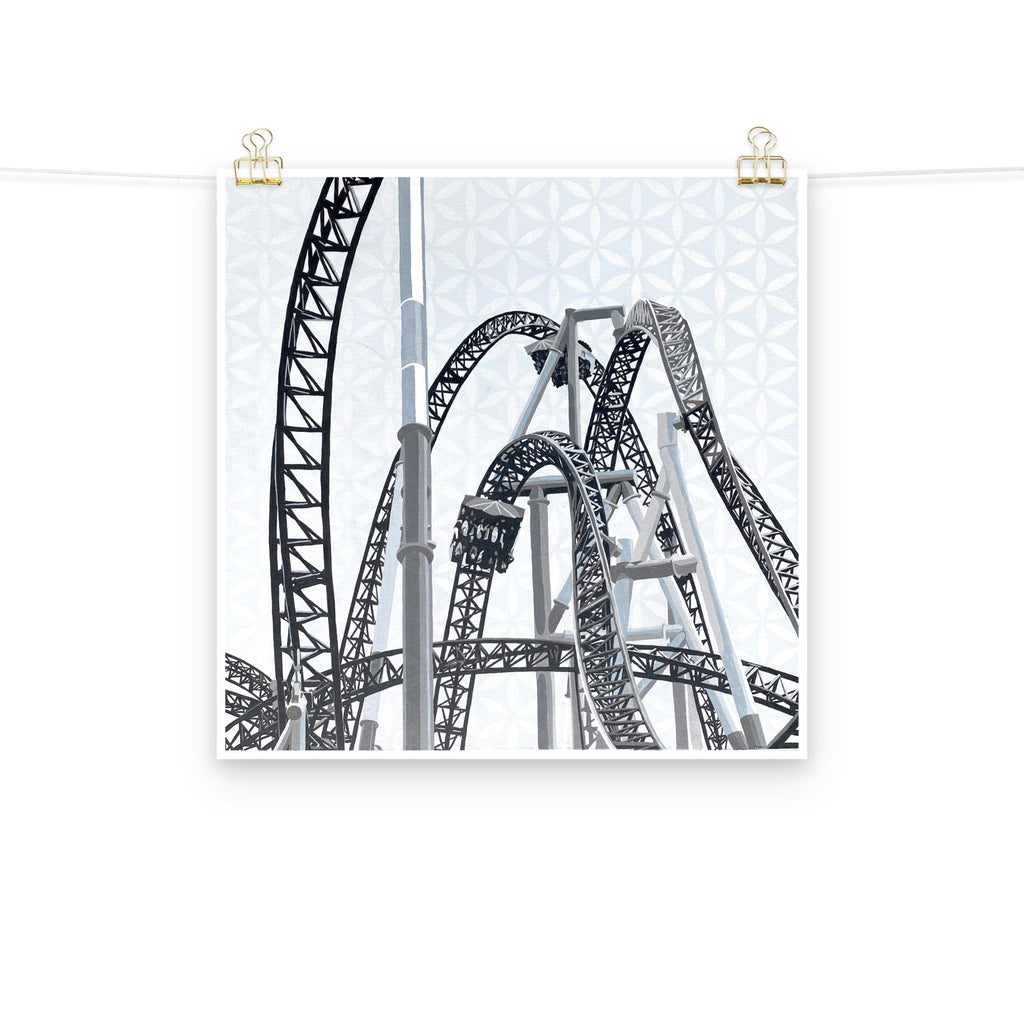 Rollercoaster Print on Paper