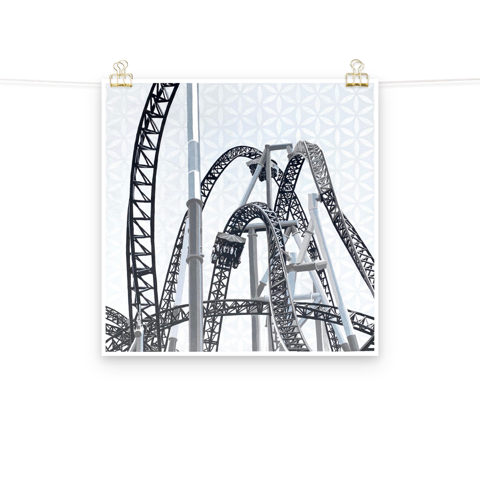 Rollercoaster Print on Paper
