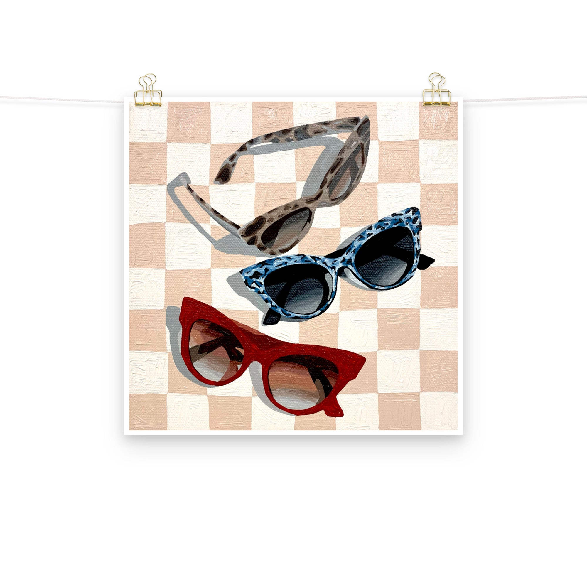 Shades Print on Paper