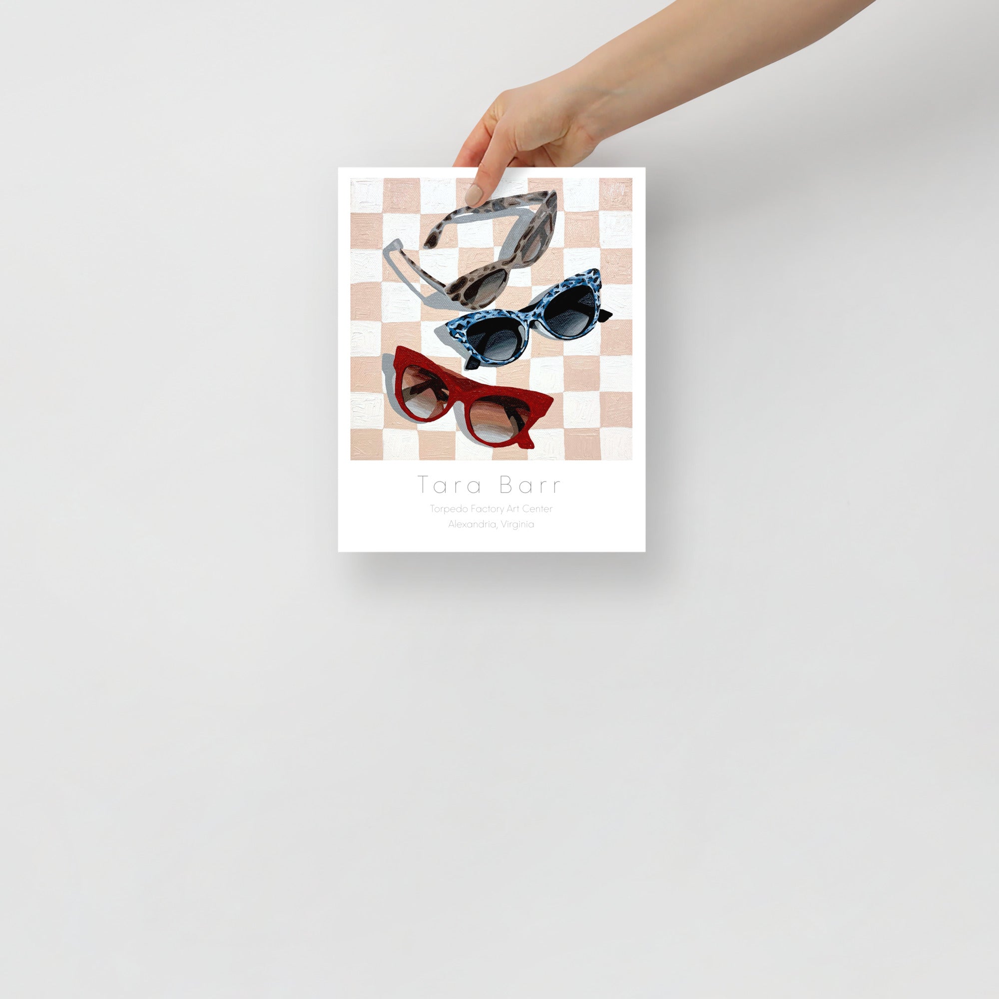 Shades Print on Paper with Information Block