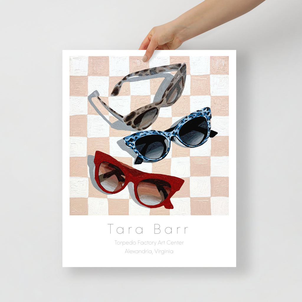 Shades Print on Paper with Information Block
