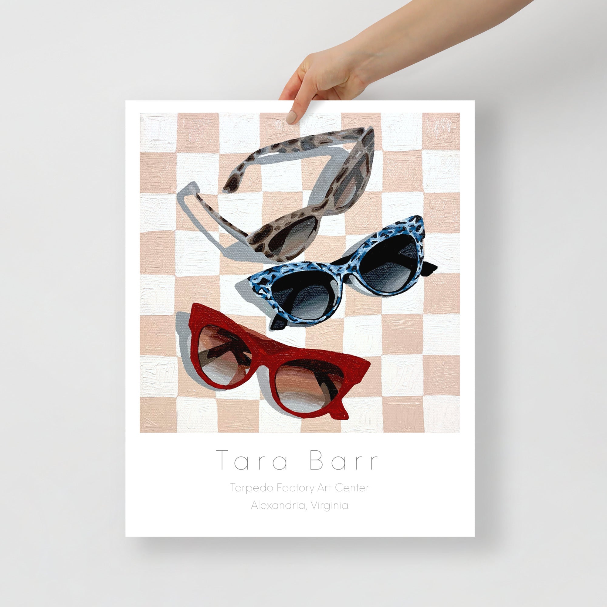 Shades Print on Paper with Information Block