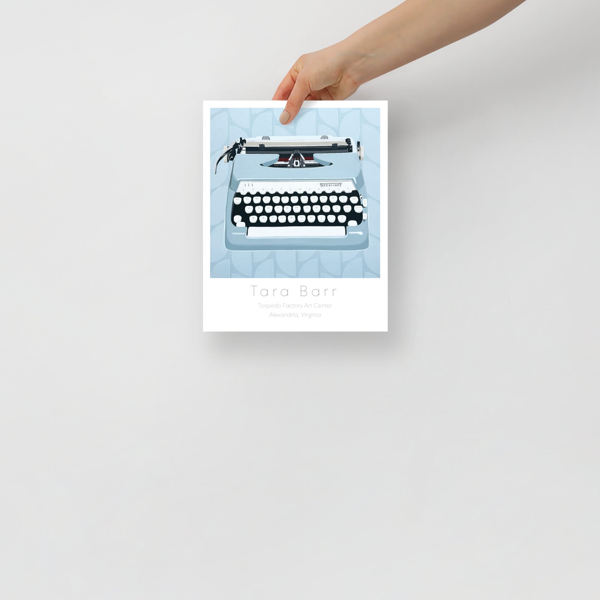 Sterling Print on Paper with Information Block