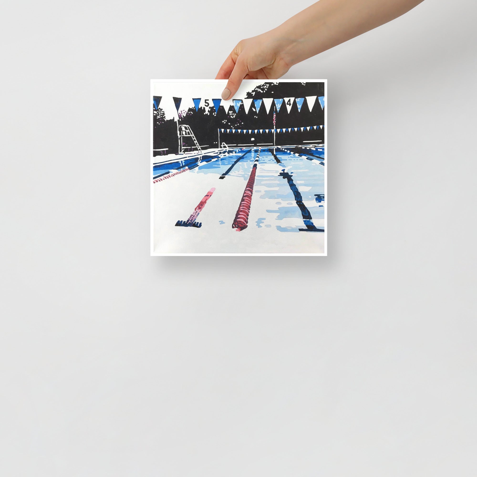 Swim Meet Print on Paper