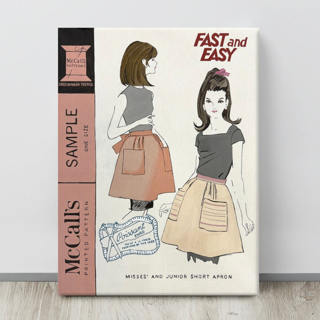 McCalls Aprons Art Print on Canvas