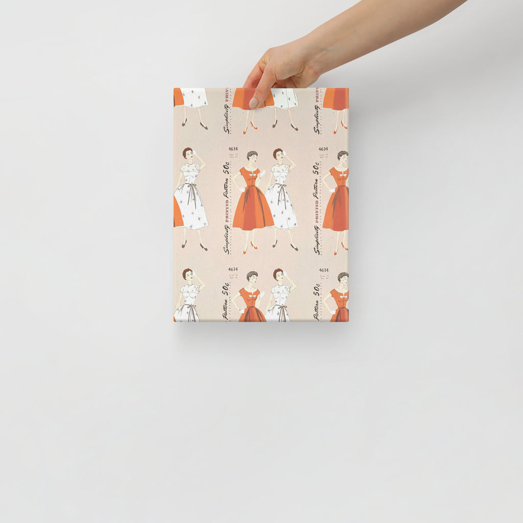 Simplicity Pattern Art Print on Canvas