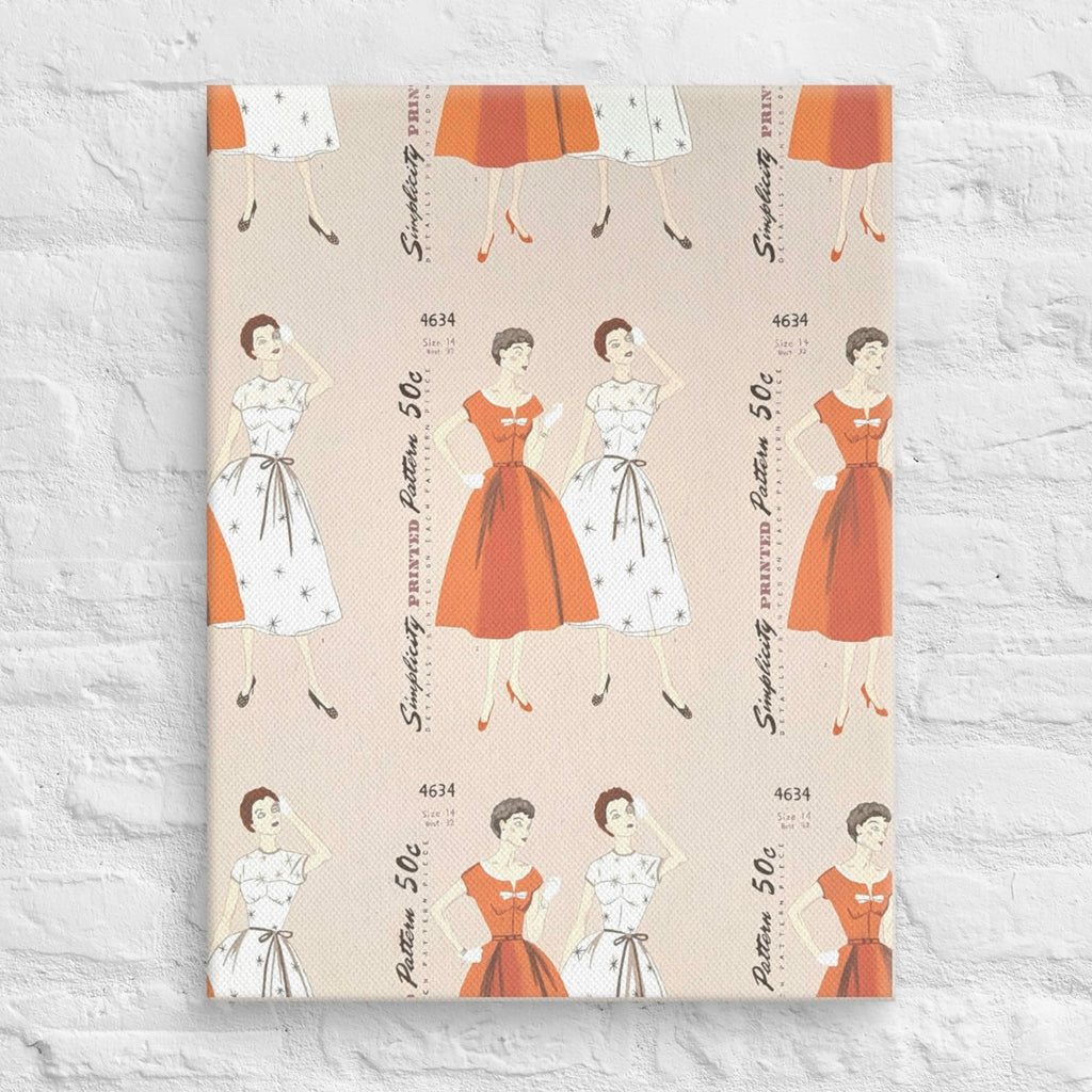 Simplicity Pattern Art Print on Canvas