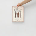 Vogue Pattern Art Print on Canvas