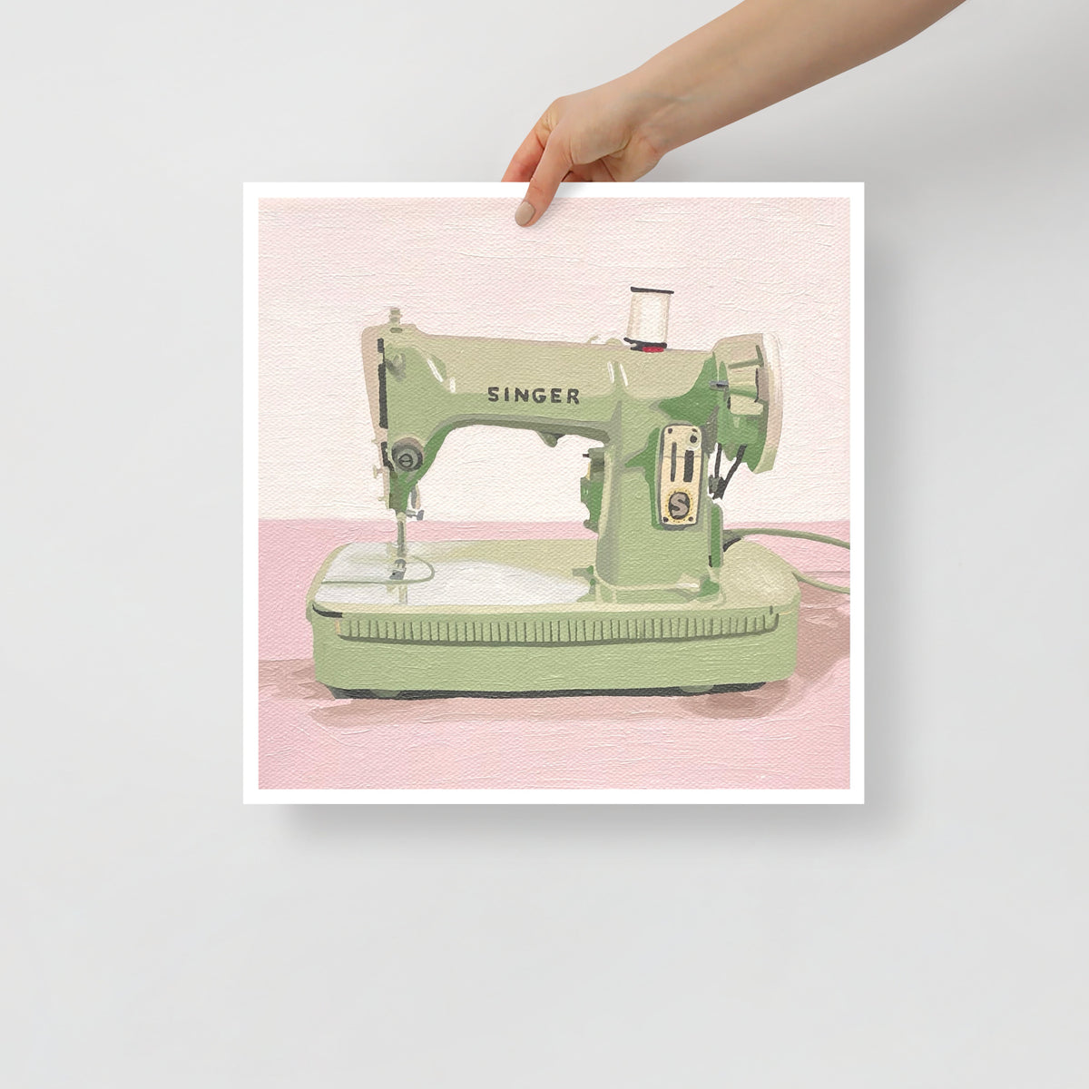 Singer Sewing Machine Print on Paper