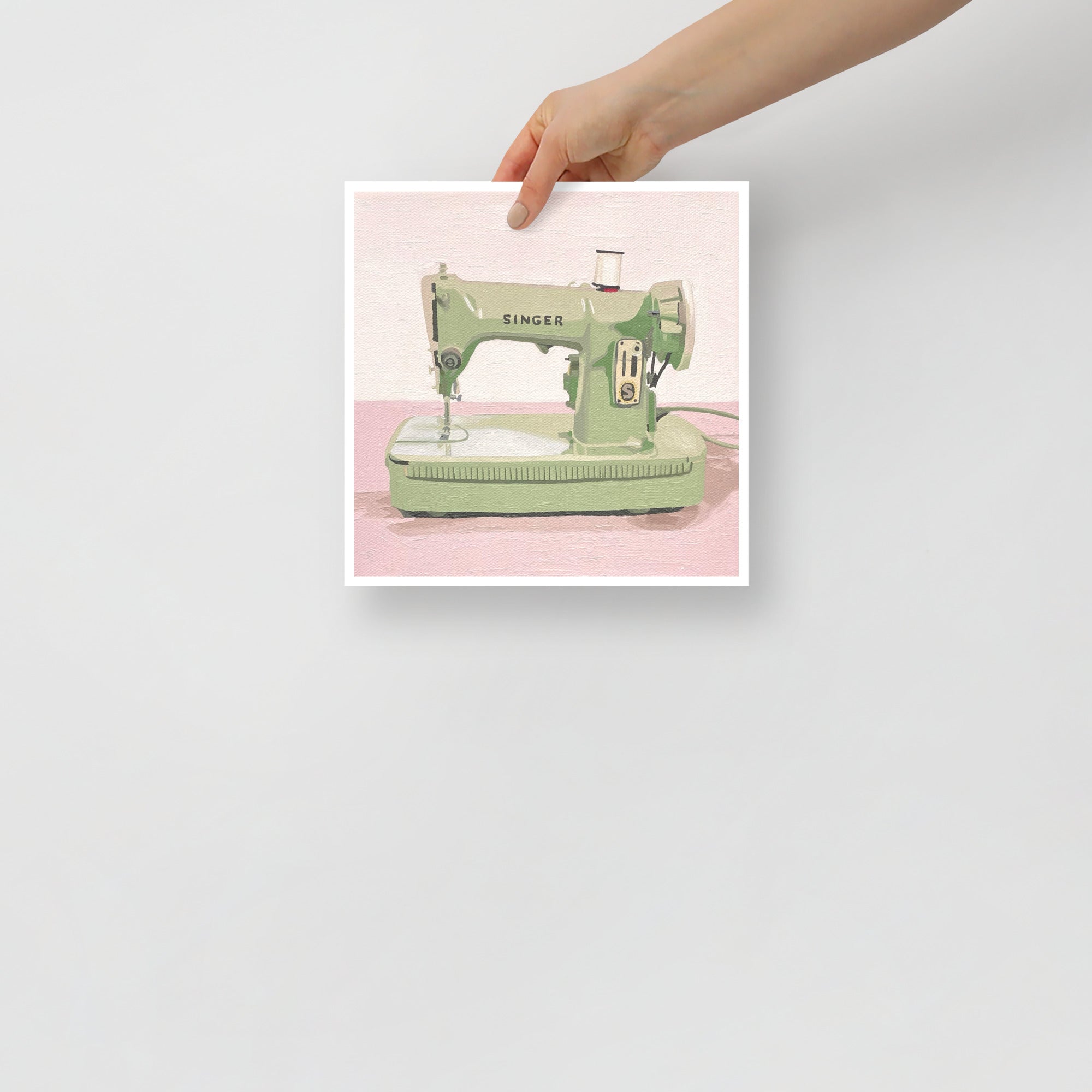Singer Sewing Machine Print on Paper
