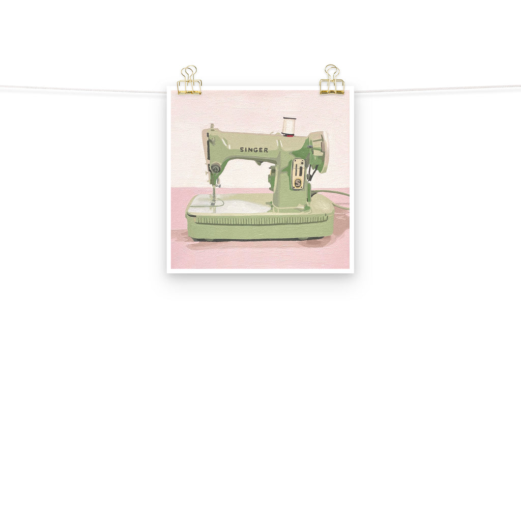 Singer Sewing Machine Print on Paper