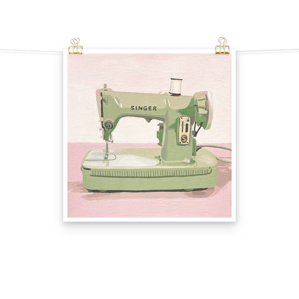 Singer Sewing Machine Print on Paper