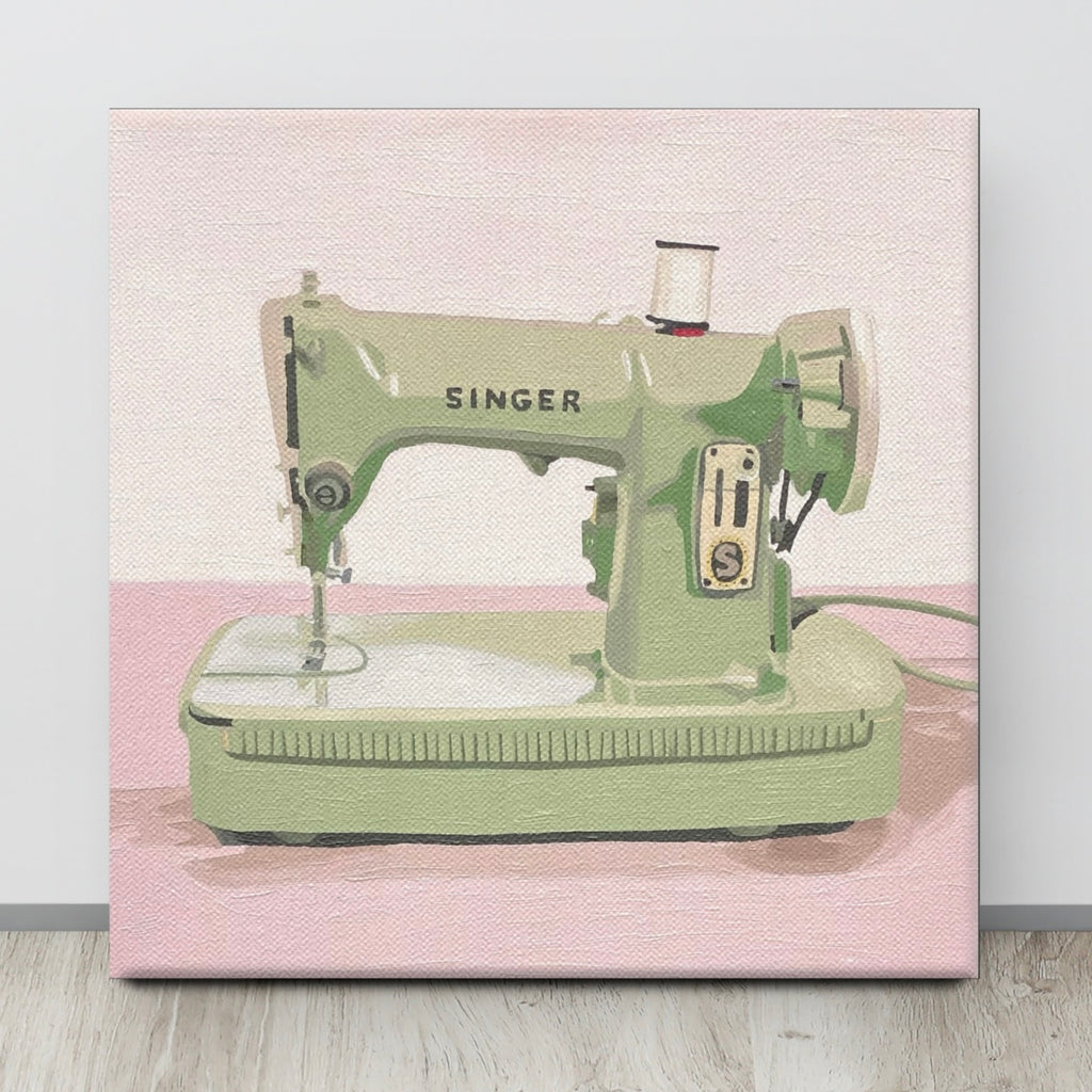 Singer Sewing Machine Print on Canvas