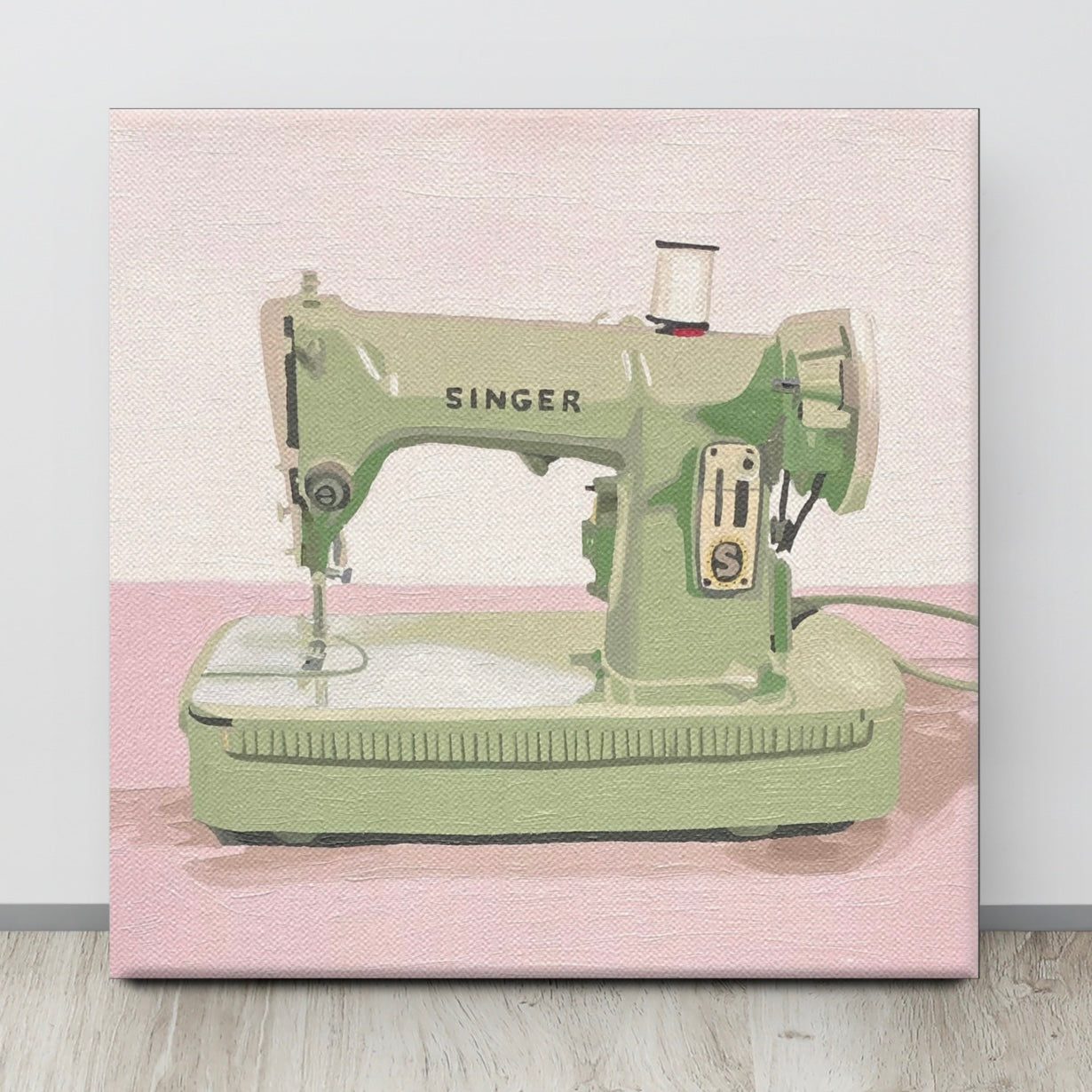 Singer Sewing Machine Print on Canvas